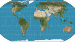 Equal Earth projection SW