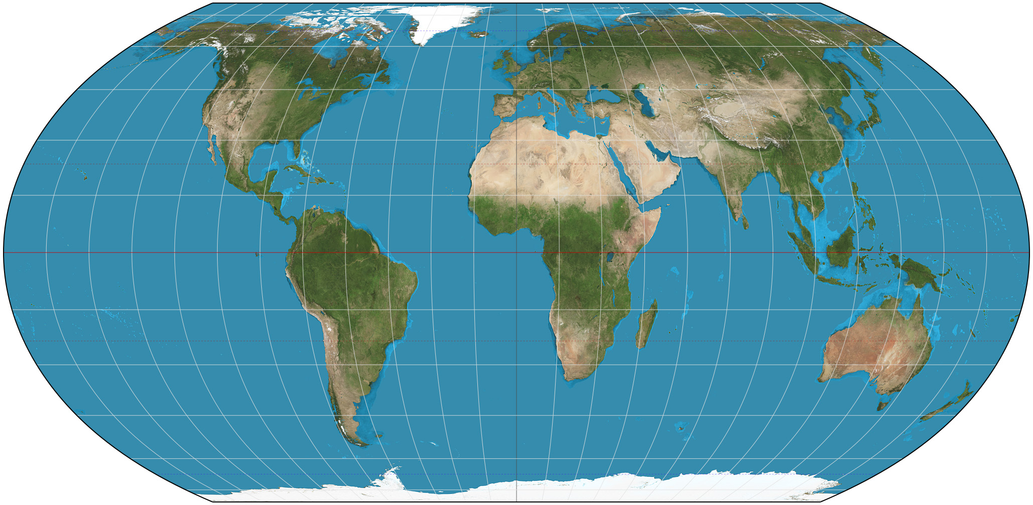 Equal Earth projection SW